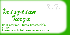 krisztian turza business card